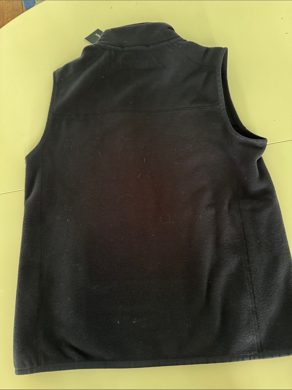 Vineyard Vines Kids Large (16) Navy Fleece Vest with Bright Blue Trim NWT - Picture 5 of 5